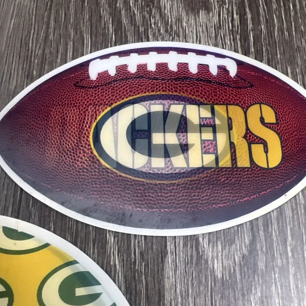 Nfl Green Bay Packers Ultraflip 3D Magnet Set 3 Piece Yellow Green